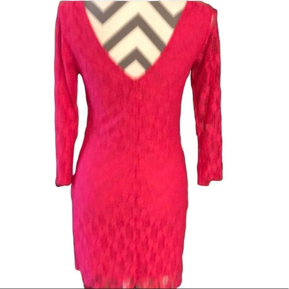 Star Vixen Pink Lace Dress Size SMALL